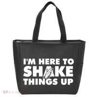 IM Here To Shake Things Up Bartender Tapster Bartending Tote Bag thumb 0