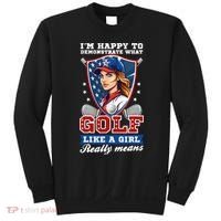 IM Happy To Demonstrate What Golf Funny Golf 4th Of July Sweatshirt thumb 0