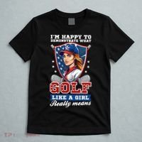 IM Happy To Demonstrate What Golf Funny Golf 4th Of July T-Shirt thumb 5