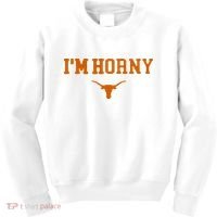 I’m Horny Texas Kids Sweatshirt thumb 0