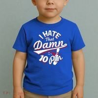 I Hate That Damn Ten Pin 10 Pin Gift Funny Bowling Gift Toddler T-Shirt thumb 2