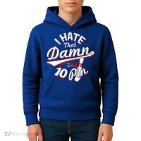 I Hate That Damn Ten Pin 10 Pin Gift Funny Bowling Gift Kids Hoodie thumb 4