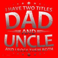 I Have Two Titles Dad And Uncle Santa Hat thumb 1