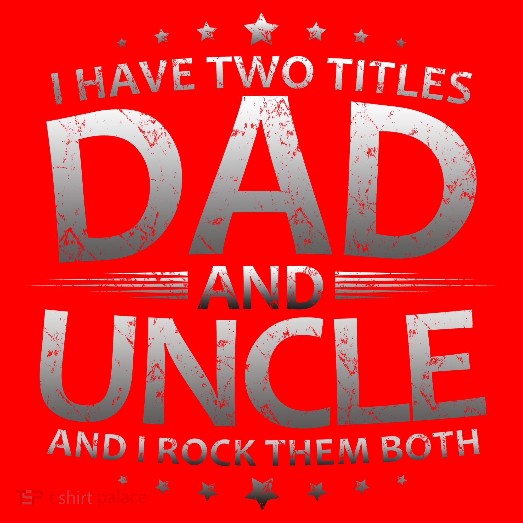 I Have Two Titles Dad And Uncle Santa Hat
