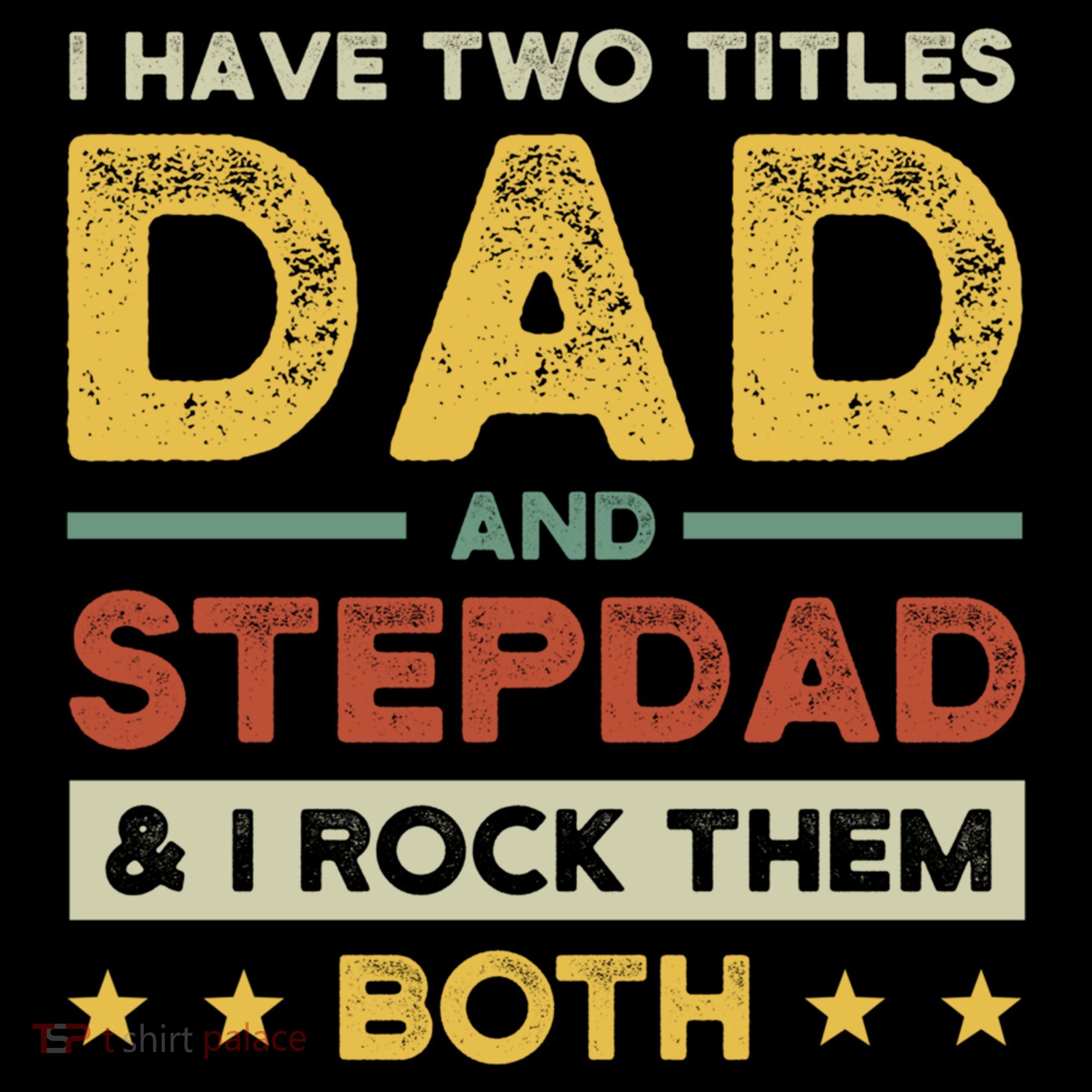 I Have Two Titles Dad And Stepdad Stepson Bonusson Stepdad Cute Gift Ornament