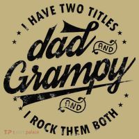 I Have Two Titles Dad And Grampy Funny Gifts Grandpa Grampy Mousepad thumb 1