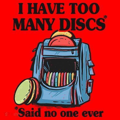 I Have Too Many Discs Disc Golf Backpack Funny Disc Golf Santa Hat