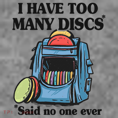 I Have Too Many Discs Disc Golf Backpack Funny Disc Golf Hooded Wearable Blanket