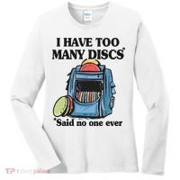 I Have Too Many Discs Disc Golf Backpack Funny Disc Golf Women's Long Sleeve Shirt thumb 0