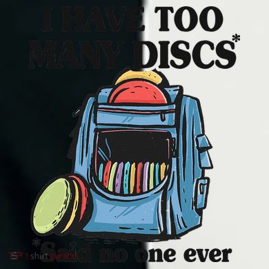 I Have Too Many Discs Disc Golf Backpack Funny Disc Golf Women's Tri-Blend 3/4-Sleeve Raglan Shirt
