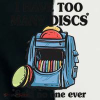 I Have Too Many Discs Disc Golf Backpack Funny Disc Golf Women's Tri-Blend 3/4-Sleeve Raglan Shirt thumb 4