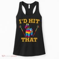 I'd Hit That Pinata Funny Cinco De Mayo Women's Tank Top thumb 0