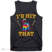 I'd Hit That Pinata Funny Cinco De Mayo Tank Top thumb 0