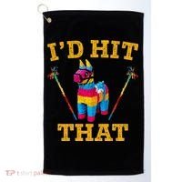 I'd Hit That Pinata Funny Cinco De Mayo Golf Towel thumb 0