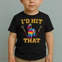 I'd Hit That Pinata Funny Cinco De Mayo Toddler T-Shirt thumb 2