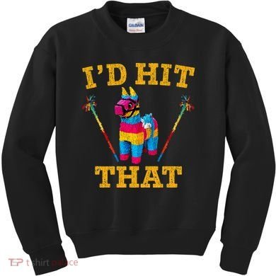 I'd Hit That Pinata Funny Cinco De Mayo Kids Sweatshirt