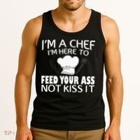 I'm Here To Feed Your Ass Not It Funny Chef Tank Top thumb 3