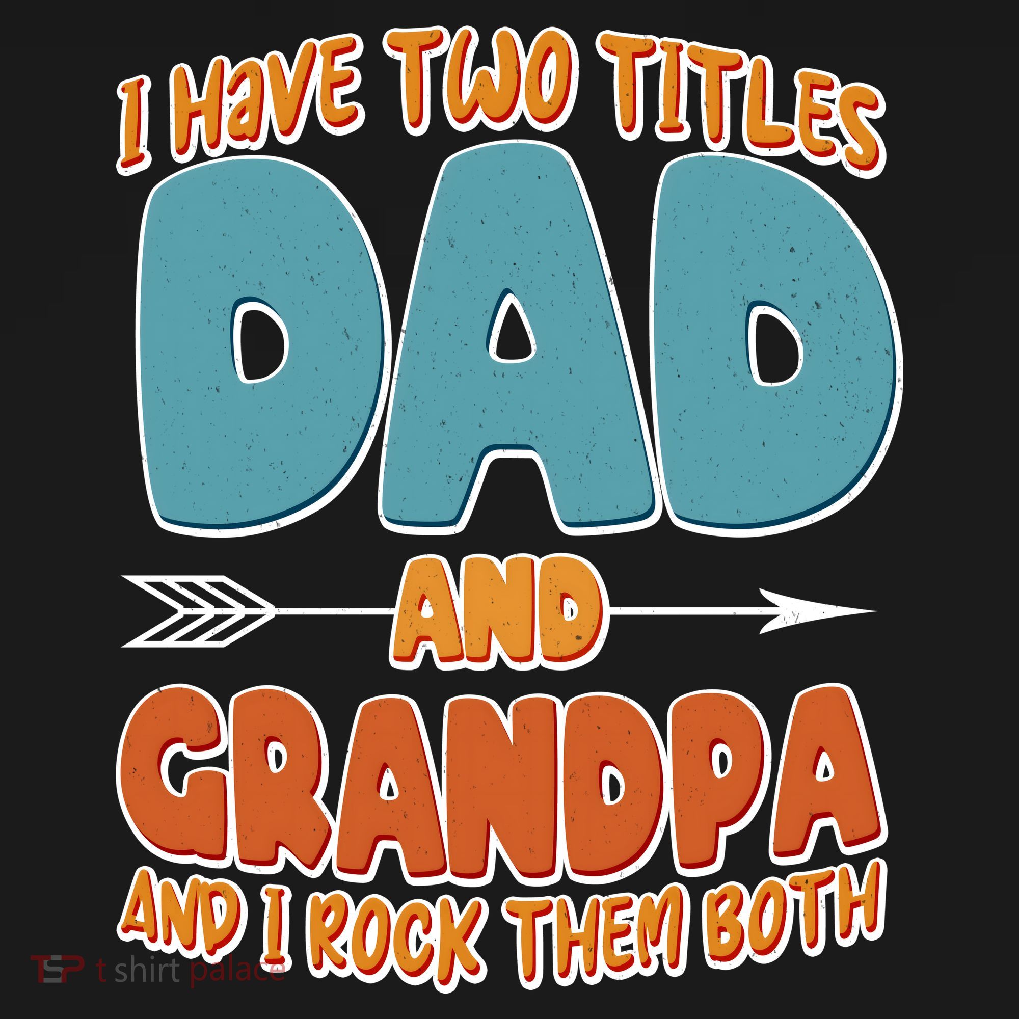 I Have Two Titles Dad And Grandpa And I Rock Them Both Doggie Tank
