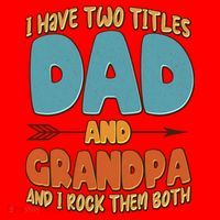 I Have Two Titles Dad And Grandpa And I Rock Them Both Santa Hat thumb 1