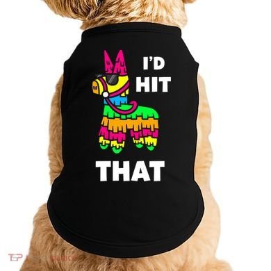 I'd Hit That Colorful Pinata Funny Doggie Tank