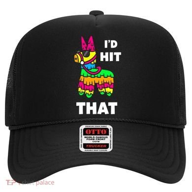 I'd Hit That Colorful Pinata Funny Hat