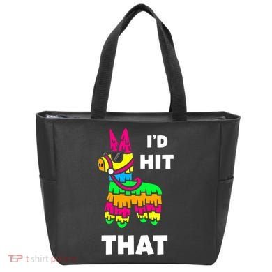 I'd Hit That Colorful Pinata Funny Tote Bag