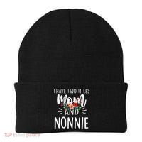 I have two titles Mom and Nonnie I rock them both Floral Beanie thumb 0