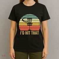 ID Hit That Funny Disc Golf Vintage Frisbee Disc Sport T-Shirt thumb 4