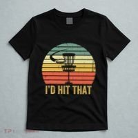 ID Hit That Funny Disc Golf Vintage Frisbee Disc Sport T-Shirt thumb 5