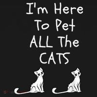 I'm Here To Pet All The Cats Apron thumb 3