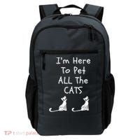 I'm Here To Pet All The Cats Backpack thumb 0