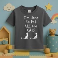 I'm Here To Pet All The Cats Toddler T-Shirt thumb 3