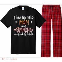 I Have Two Titles Mom And Grandma Cute Mothers Day 1st Time  Pajama Set thumb 0