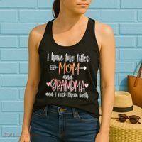 I Have Two Titles Mom And Grandma Cute Mothers Day 1st Time  Women's Tank Top thumb 2