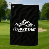 ID Hike That Adventure Golf Towel thumb 1