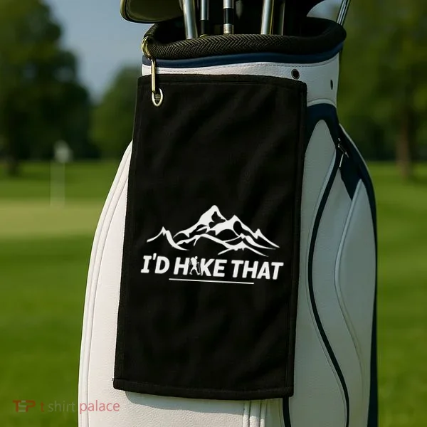 ID Hike That Adventure Golf Towel
