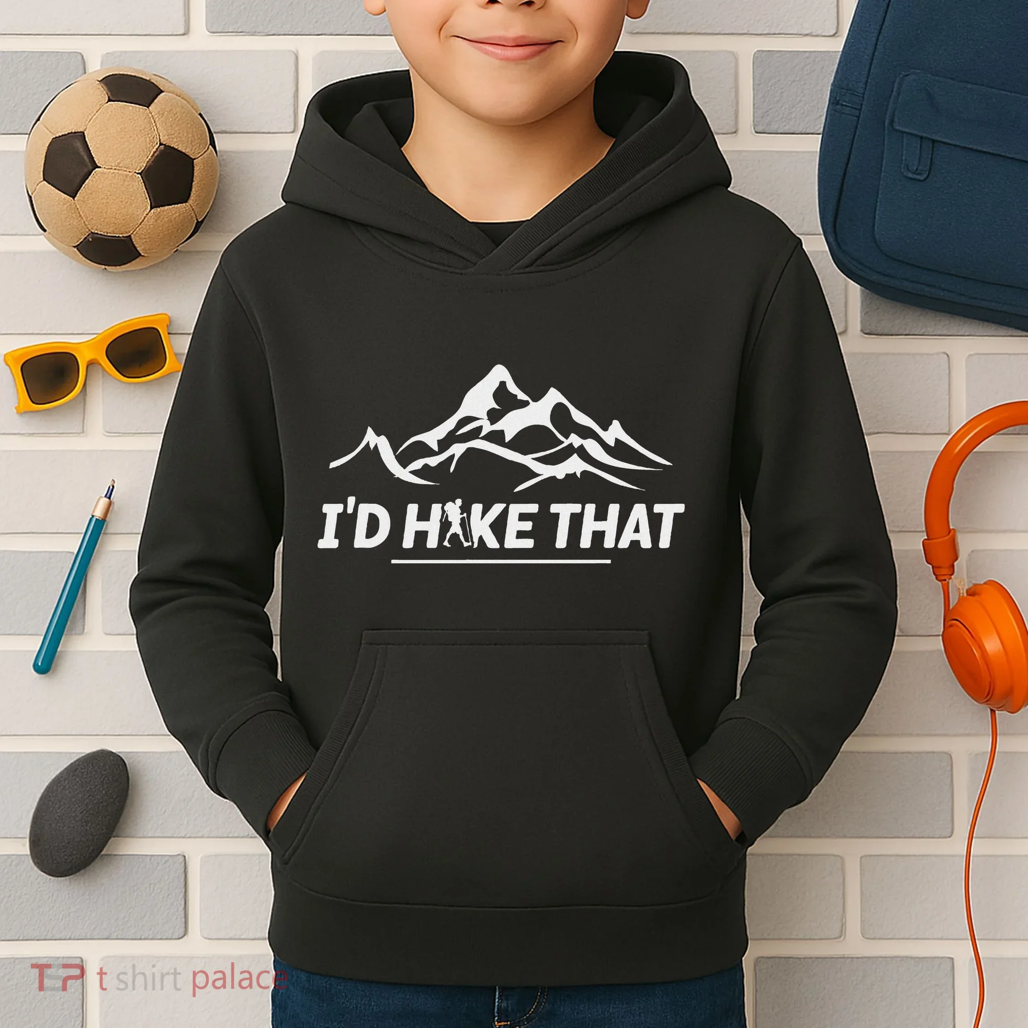 ID Hike That Adventure Kids Hoodie