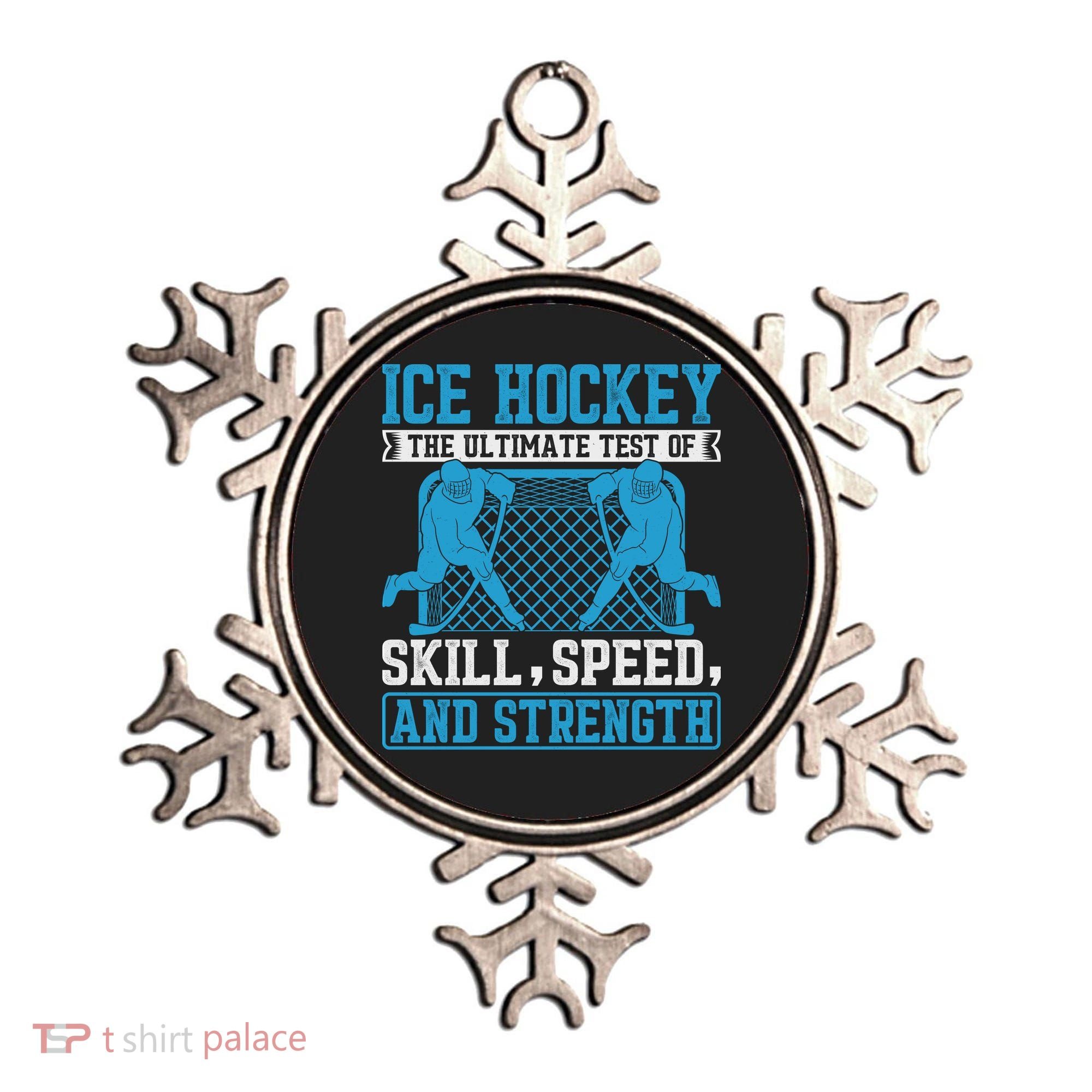 Ice Hockey: The Ultimate Test Of Skill Speed And Strength Ornament