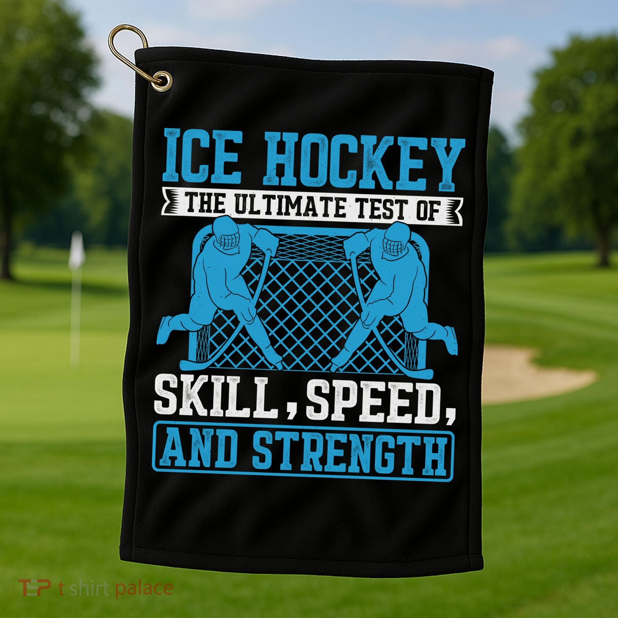 Ice Hockey: The Ultimate Test Of Skill Speed And Strength Golf Towel