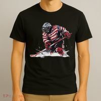 Ice Hockey Women Puck Hockeyplayer Player T-Shirt thumb 3