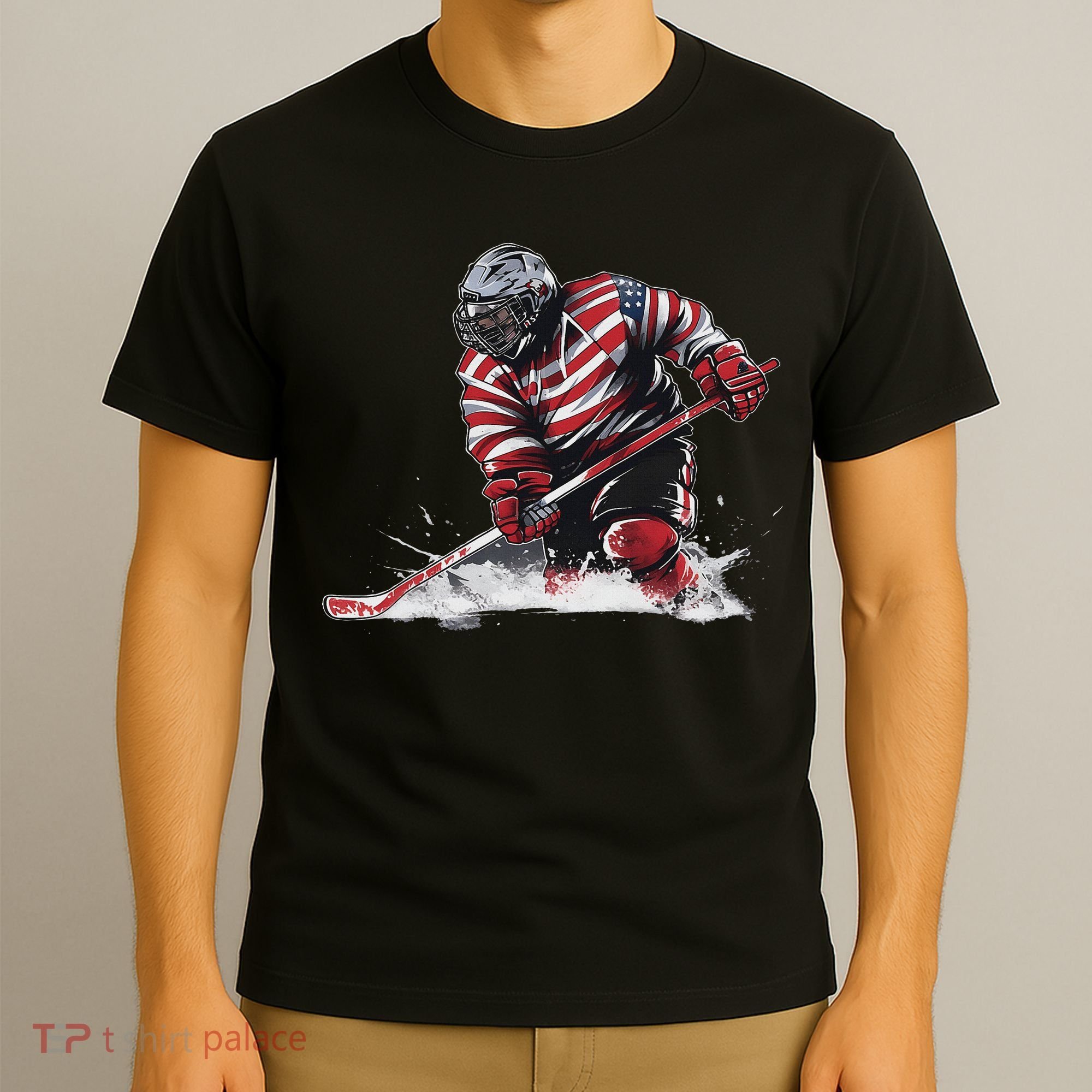 Ice Hockey Women Puck Hockeyplayer Player T-Shirt