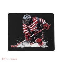 Ice Hockey Women Puck Hockeyplayer Player Mousepad thumb 0