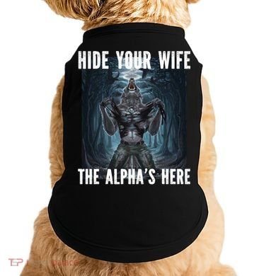 I Heart Werewolfs Alpha Funny Cringe Werewolf Wolf Meme Doggie Tank