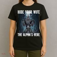 I Heart Werewolfs Alpha Funny Cringe Werewolf Wolf Meme T-Shirt thumb 4