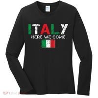Italy Here We Come Matching Italian Family Vacation Trip Women's Long Sleeve Shirt thumb 0
