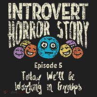 Introvert Horror Working Group Shy Antisocial Back To School Women's Sweatshirt thumb 2