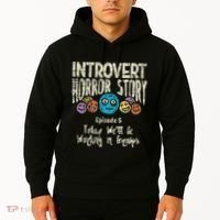 Introvert Horror Working Group Shy Antisocial Back To School Hoodie thumb 2