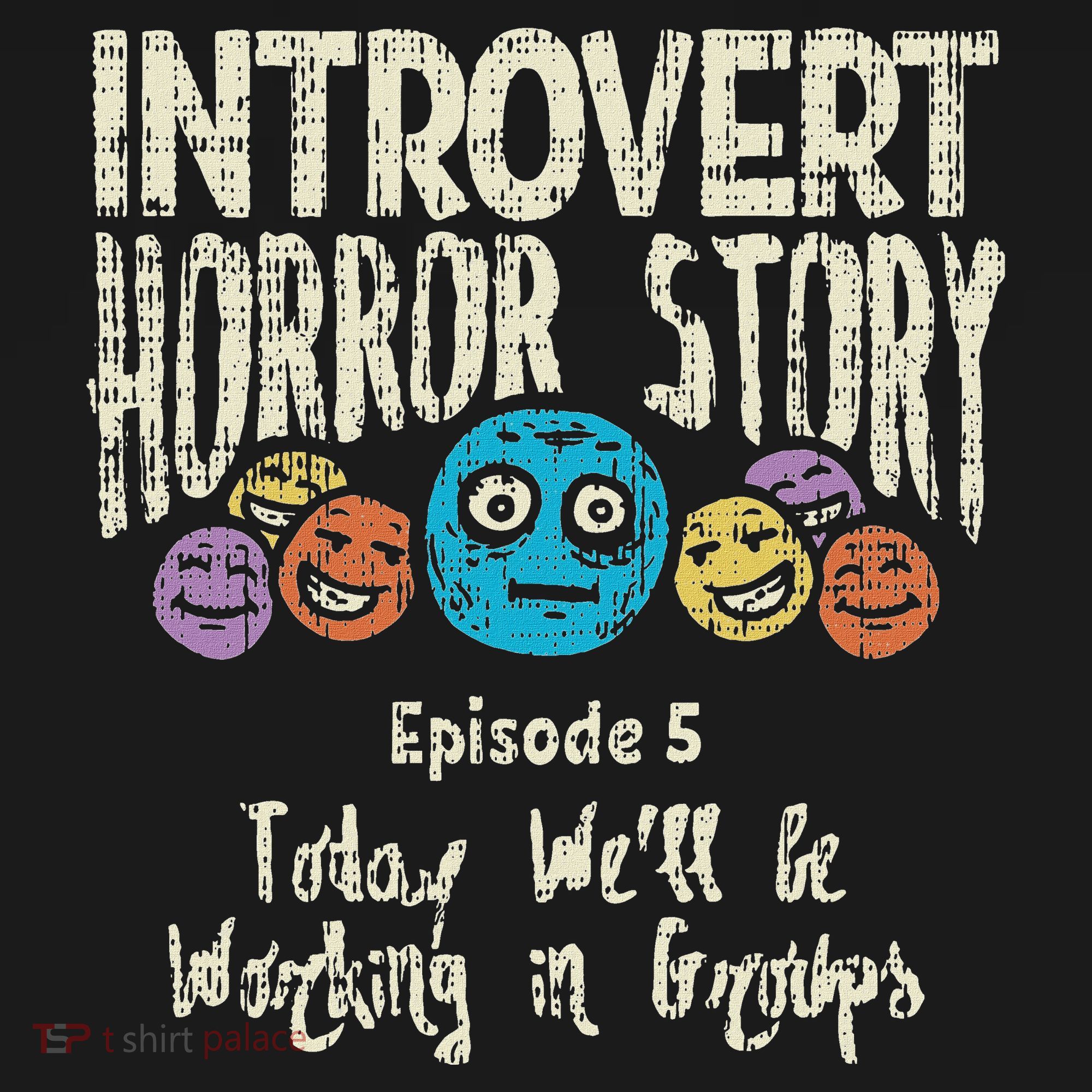 Introvert Horror Working Group Shy Antisocial Back To School Polo