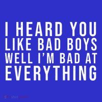 I Heard You Like Bad Boys Well I'm Bat At Everything Baby Bodysuit thumb 2