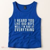 I Heard You Like Bad Boys Well I'm Bat At Everything Tank Top thumb 2